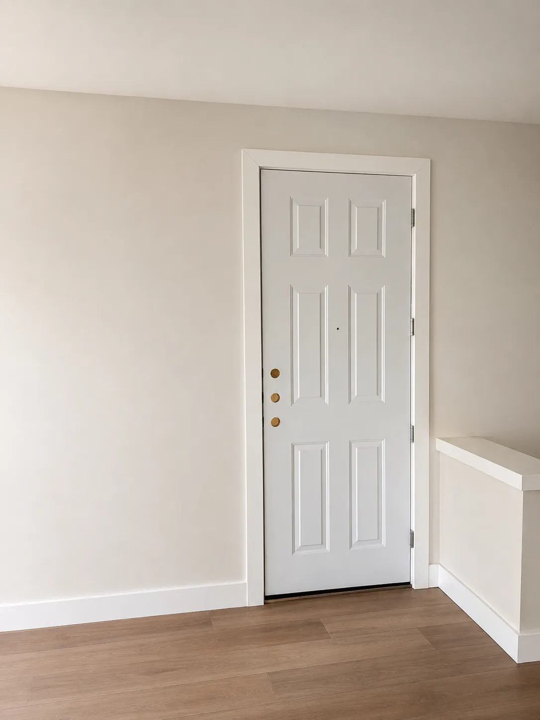 A residence entry door at Apartments at McKaskle